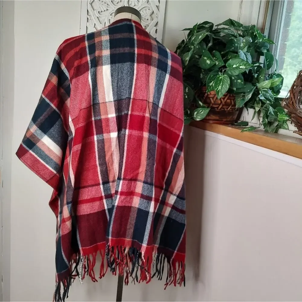Woolrich Plaid Wrap Shawl